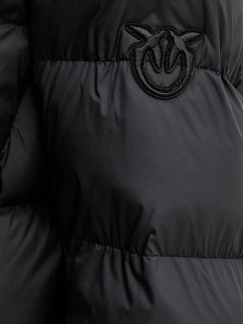 Pinko kurtka kolor czarny zimowa oversize 101602 A2P6