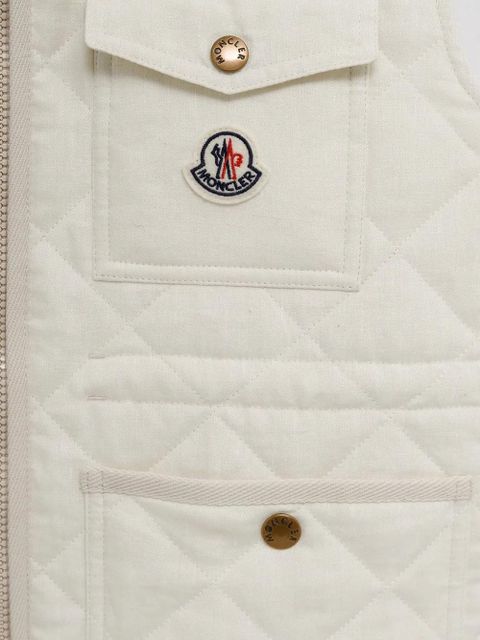 Moncler Vigny quilted gilet - White
