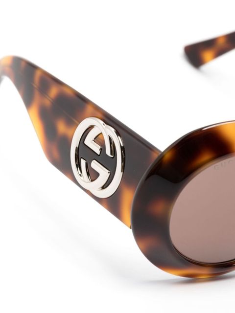 Gucci Eyewear round-frame sunglasses - Brown