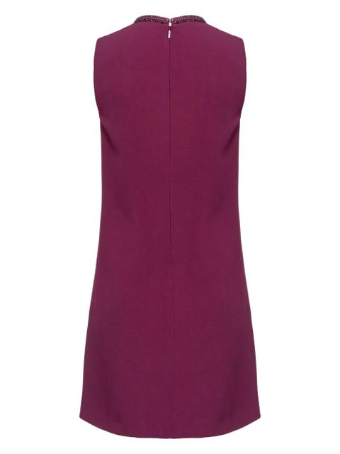 PINKO jewel-neck mini dress - Purple - zdjęcie produktu nr 2