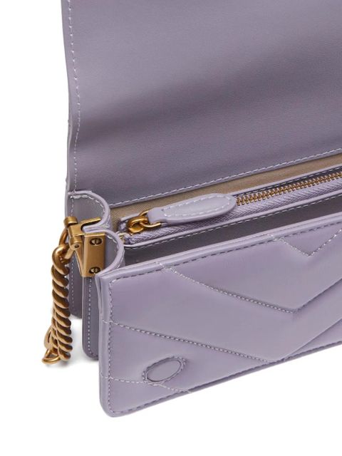 PINKO mini Love Click cross body bag - Purple