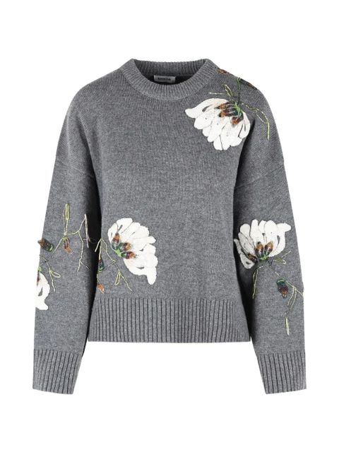 Simkhai Dawna rhinestone-floral sweater - Grey - zdjęcie produktu nr 1