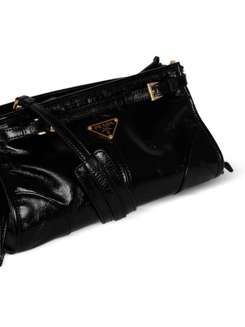Prada small Bonnie leather shoulder bag - Black