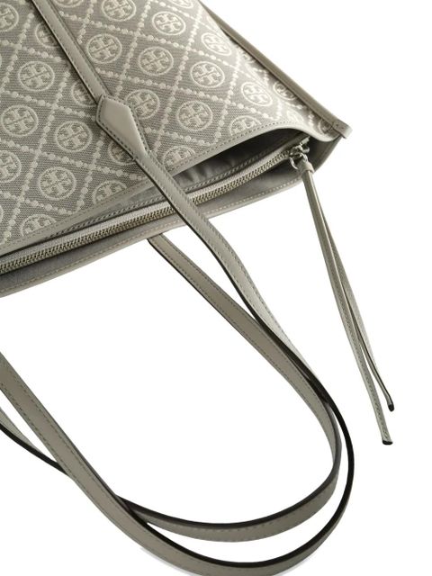 Tory Burch monogram print tote bag - Grey