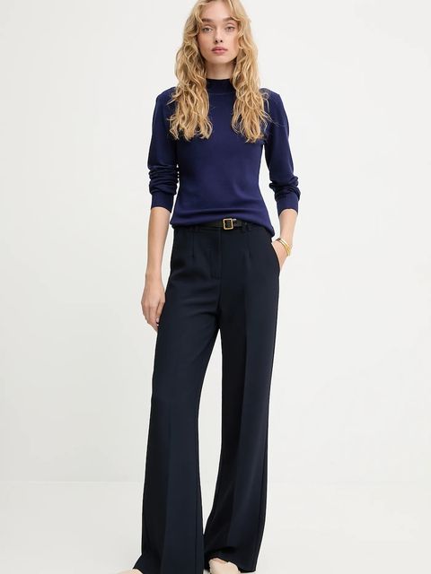 Answear.LAB sweter z kaszmirem kolor niebieski lekki - zdjęcie produktu nr 2