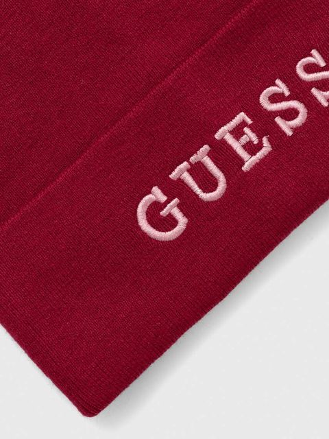 Guess czapka kolor czerwony