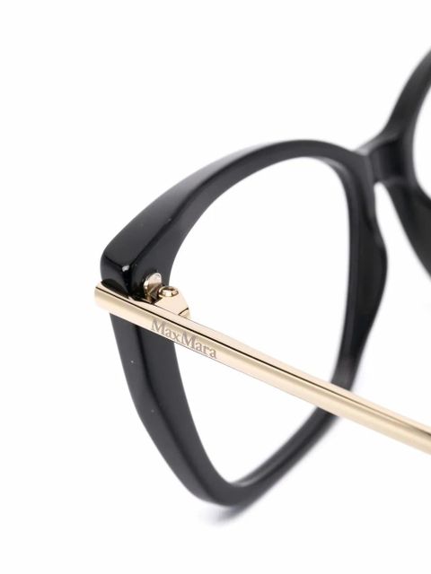 Max Mara Eyewear cat-eye frame glasses - Black - zdjęcie produktu nr 2
