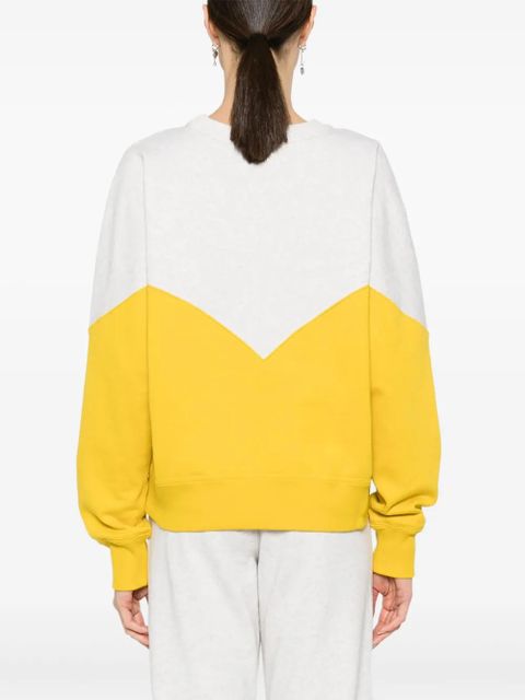 MARANT ÉTOILE Houston crew-neck sweatshirt - Yellow
