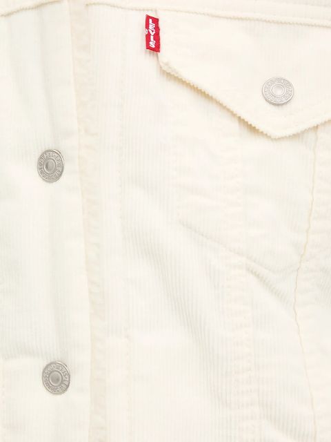 Levi's kurtka sztruksowa kolor beżowy przejściowa 36136