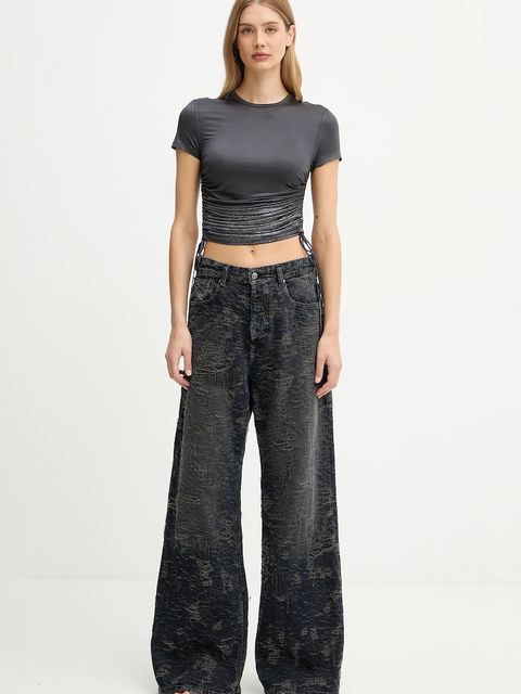 Diesel t-shirt T-REY damski kolor szary A19392.0JLBU