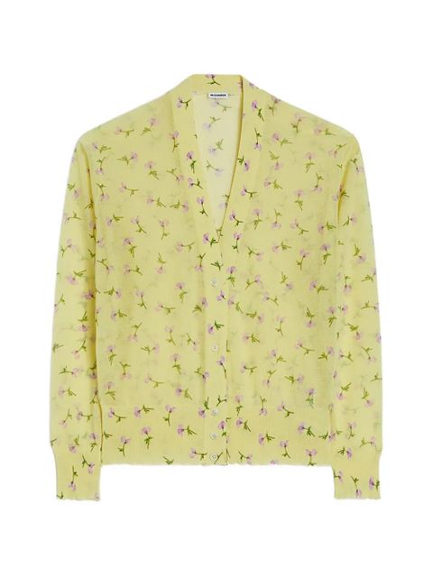 Jil Sander printed cardigan - Yellow - zdjęcie produktu nr 1