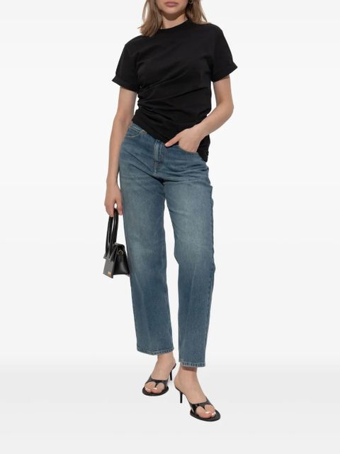 Victoria Beckham washed straight-leg jeans - Blue - zdjęcie produktu nr 2