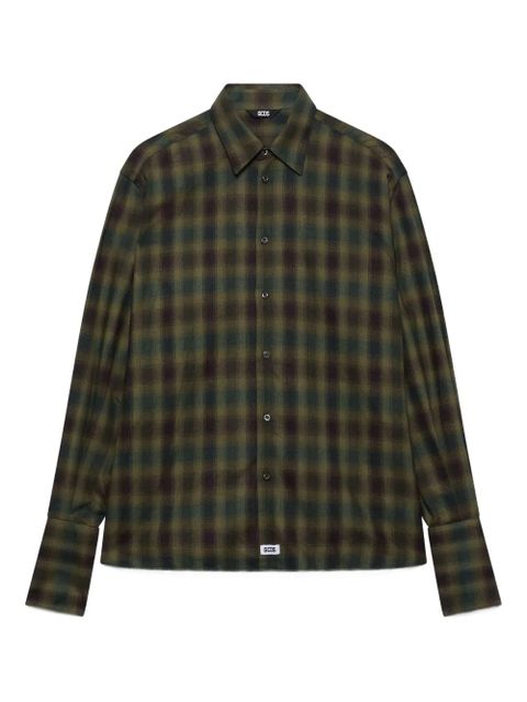 GCDS check long-sleeved top - Green - zdjęcie produktu nr 1