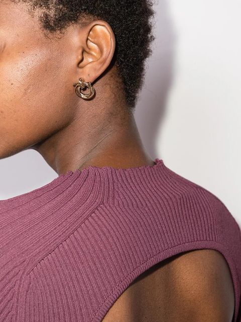 Ferragamo Gancini stud earrings - Gold - zdjęcie produktu nr 2