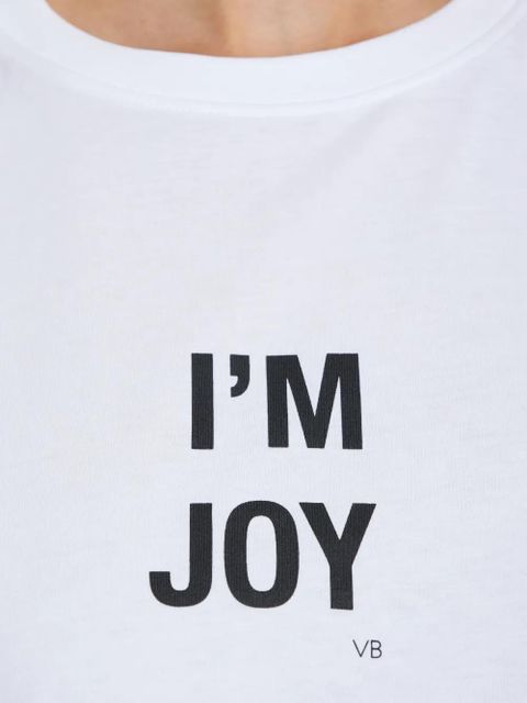 Victoria Beckham graphic-print T-shirt - White