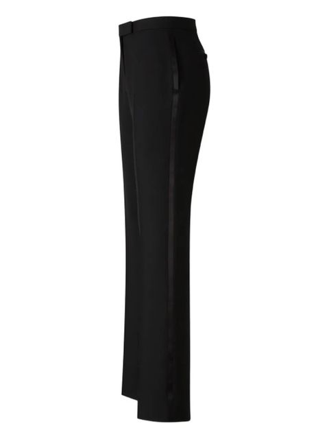 TOM FORD pleated wide-leg trousers - Black