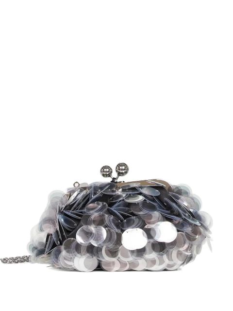 Weekend Max Mara sequin-embellished clutch bag - Silver - zdjęcie produktu nr 1