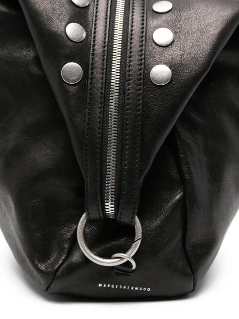 Marge Sherwood studded dumpling tote bag - Black