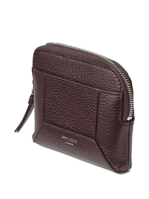 Jimmy Choo zip-top leather wallet - Red