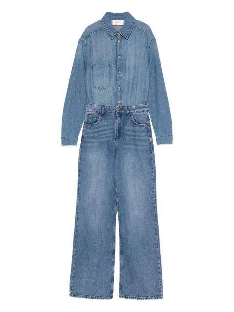 Ba&Sh buttoned pocketed jumpsuit - Blue - zdjęcie produktu nr 1