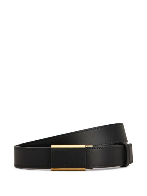 Tod's leather buckle belt - Black - zdjęcie produktu nr 1