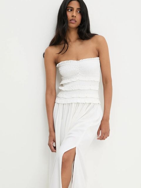 Answear.LAB sukienka z lnem