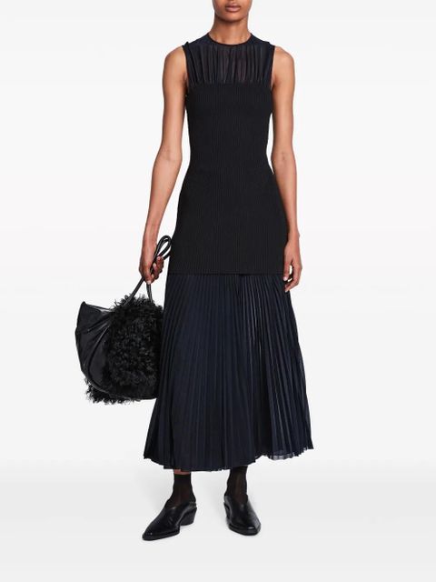 Proenza Schouler Niki semi-sheer dress - Blue