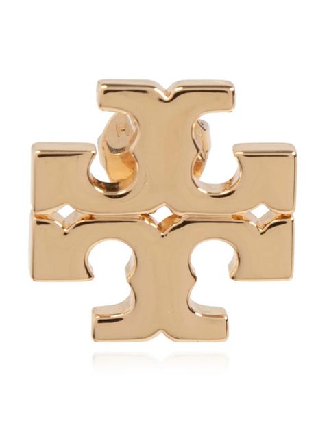 Tory Burch logo stud earrings - Gold
