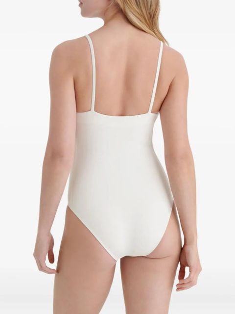 ERES Aquarelle square-neck swimsuit - White
