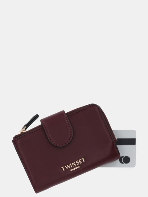 Twinset portfel damski kolor fioletowy 252TL8014