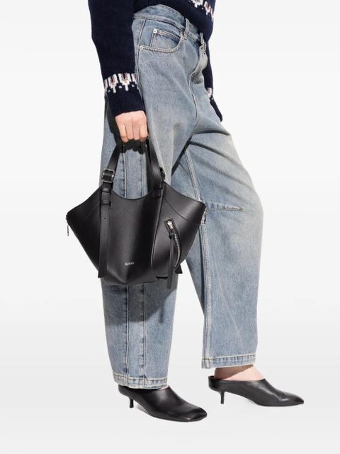 LOEWE Hammock Flip leather tote bag - Black