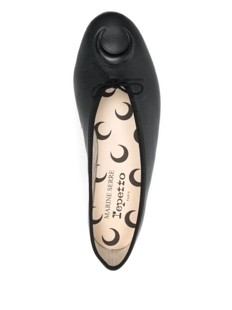 Marine Serre x Camille Repetto Lilouh ballet flats - Black