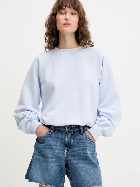 Abercrombie & Fitch bluza damska kolor niebieski gładka KI152-5352-240 - zdjęcie produktu nr 1