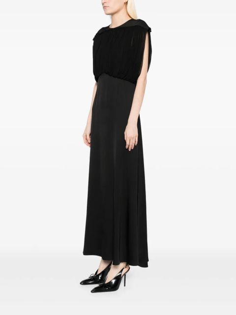 ZIMMERMANN crush bias midi dress - Black