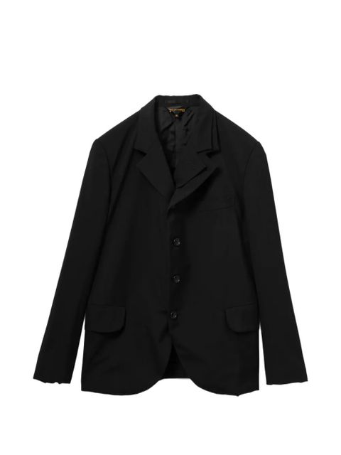 Comme Des Garçons notched-lapels blazer - Black - zdjęcie produktu nr 1