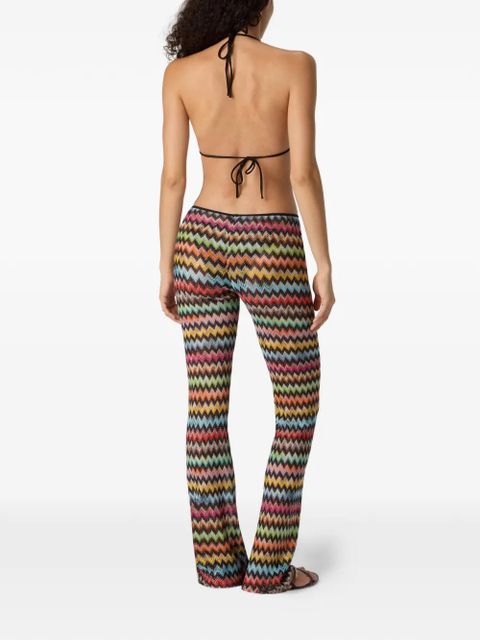 Missoni chevron-pattern trousers - Yellow