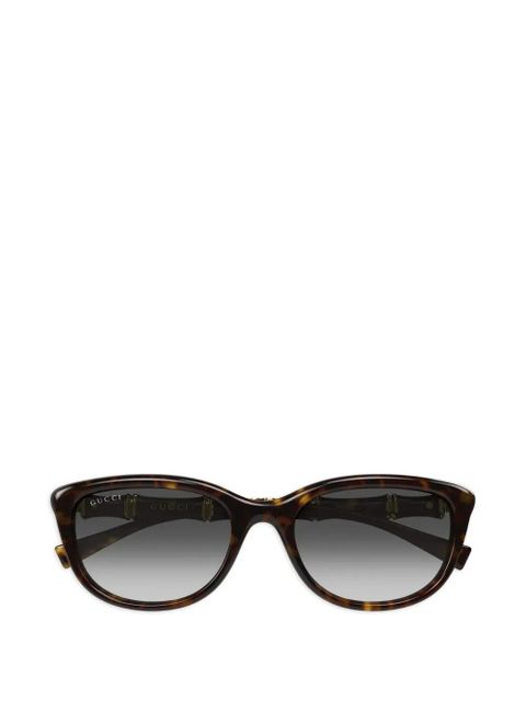 Gucci Eyewear tortoiseshell-effect sunglasses - Brown - zdjęcie produktu nr 1