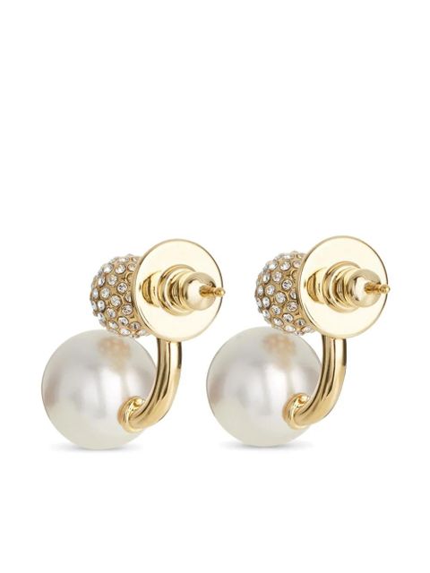 Jimmy Choo Auri crystal-embellished earring - Gold