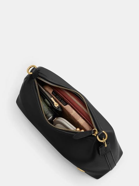 Coach torebka skórzana Juliet kolor czarny CW640