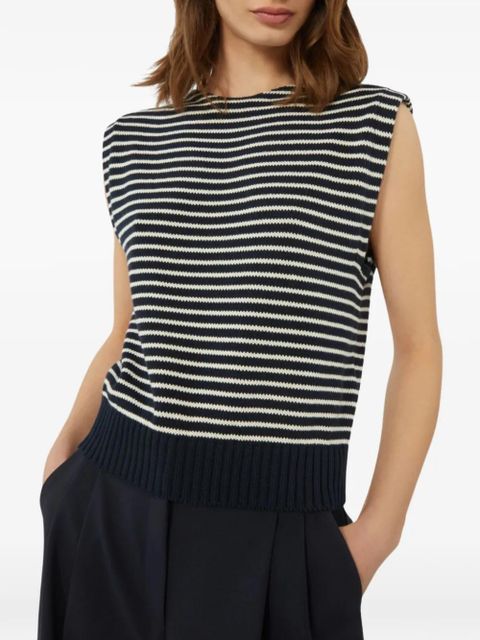 Weekend Max Mara striped knitted top - Blue