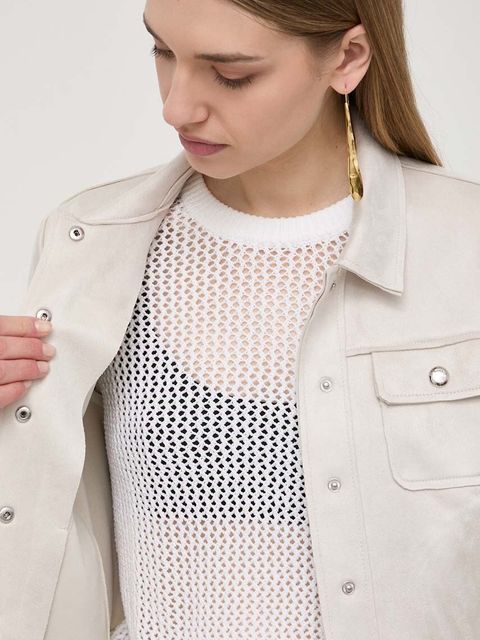 Morgan kurtka GRAMI damska kolor szary przejściowa