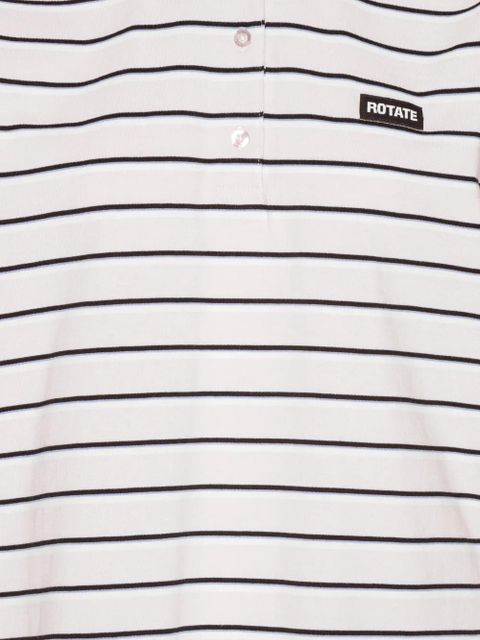 ROTATE BIRGER CHRISTENSEN striped polo shirt - Neutrals