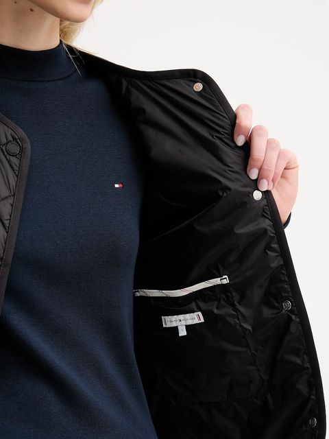 Tommy Hilfiger kurtka kolor czarny przejściowa WW0WW47290