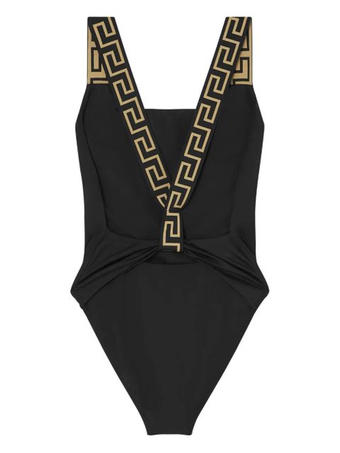 Versace Greca Border swimsuit - Black