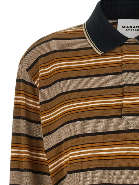 MARANT ÉTOILE Isea striped dress - Brown