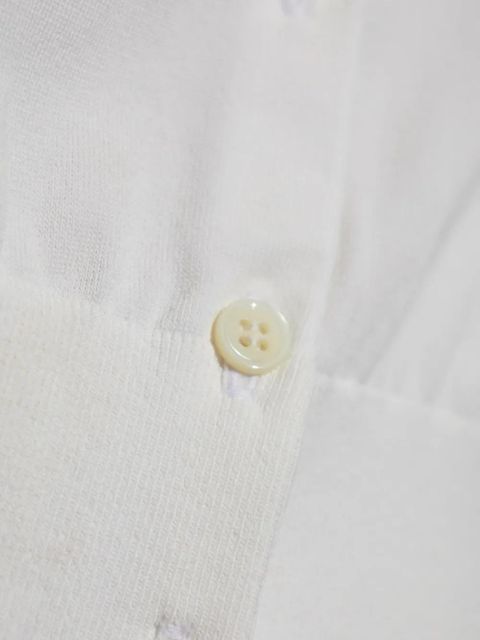 Alexander Wang button-front short-sleeve knit top - White