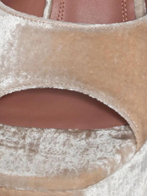 Amina Muaddi 140mm Dalida mules - Neutrals - zdjęcie produktu nr 2