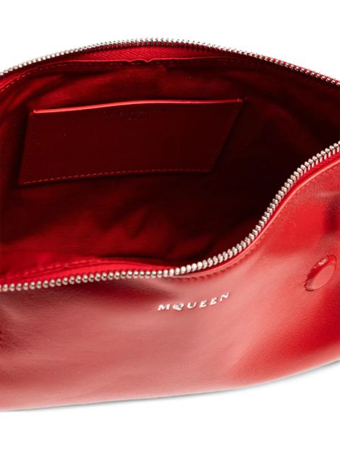 Alexander McQueen Manta zip-top clutch bag - Red