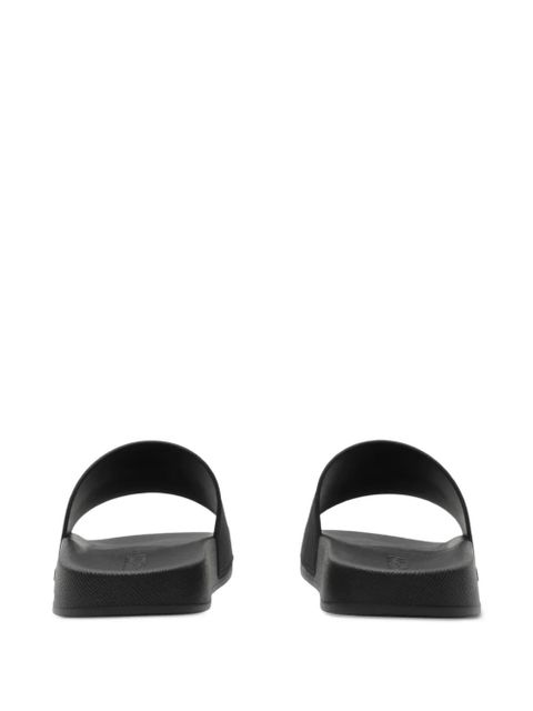 Burberry logo slides - Black