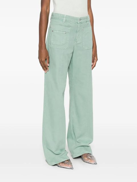Blumarine canvas jeans - Green